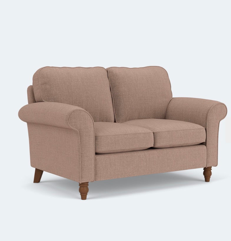 Hurley Sofa in Dusky Rose Eco Chenille