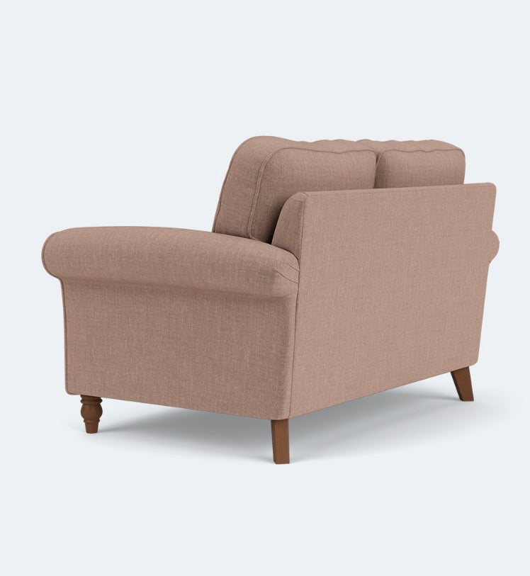 Hurley Sofa in Dusky Rose Eco Chenille